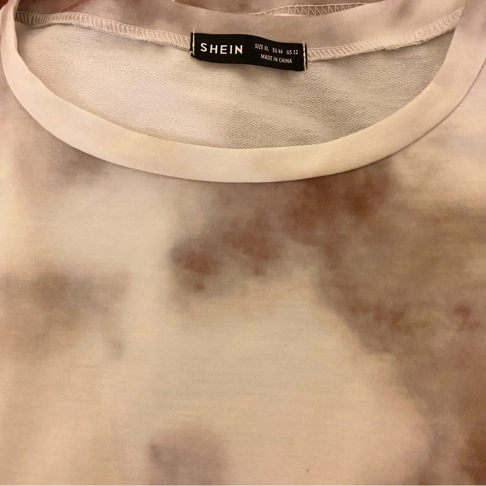 NWOT Shein Tie Dye Pajama Set Size XL - Picture 2 of 4
